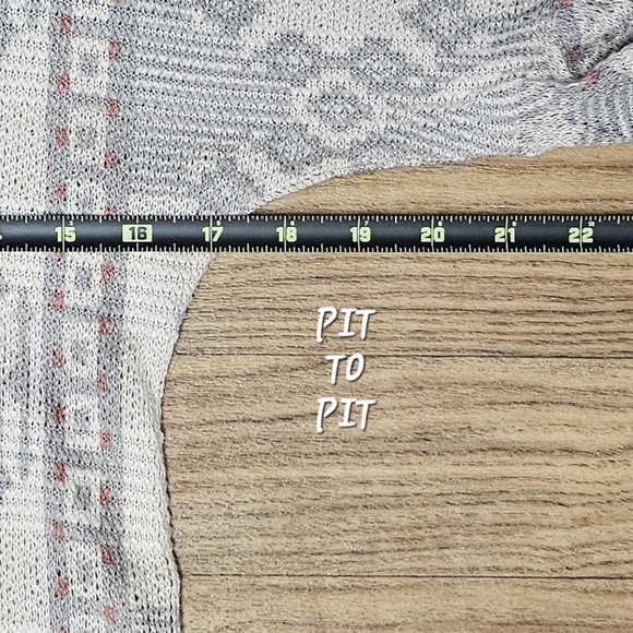 BLU PLANET | Southwestern Motif Textured KNIT CROP TOP - Picture 15 of 15